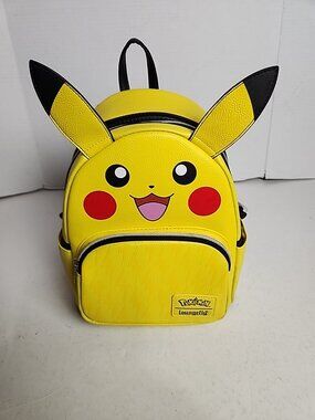 Loungefly Pokemon Faux Leather Pikachu Full Art Cosplay Mini Backpack
